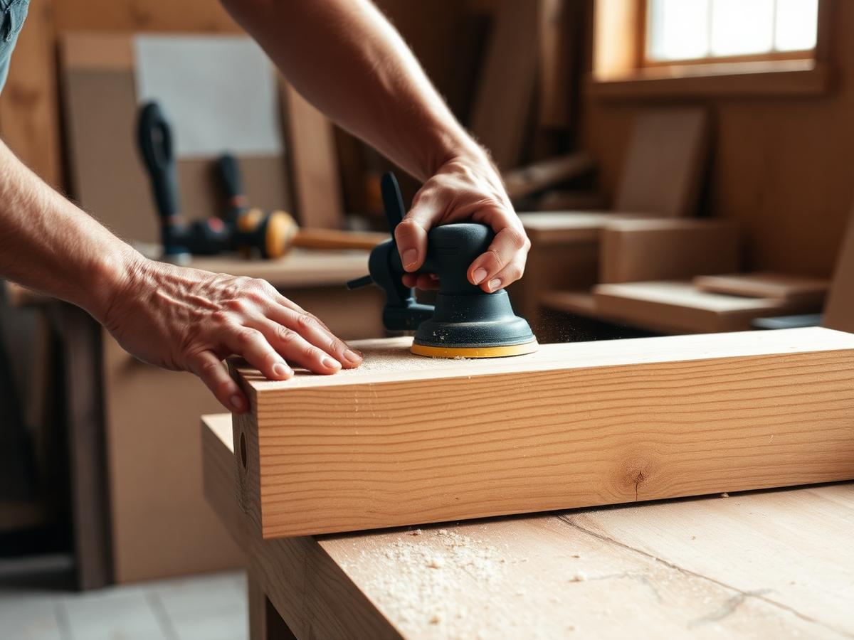 Trabajo de restauración en madera